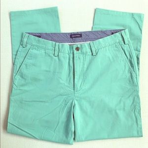 NAUTICA The Deck Pants Mint Green 36 X 32
